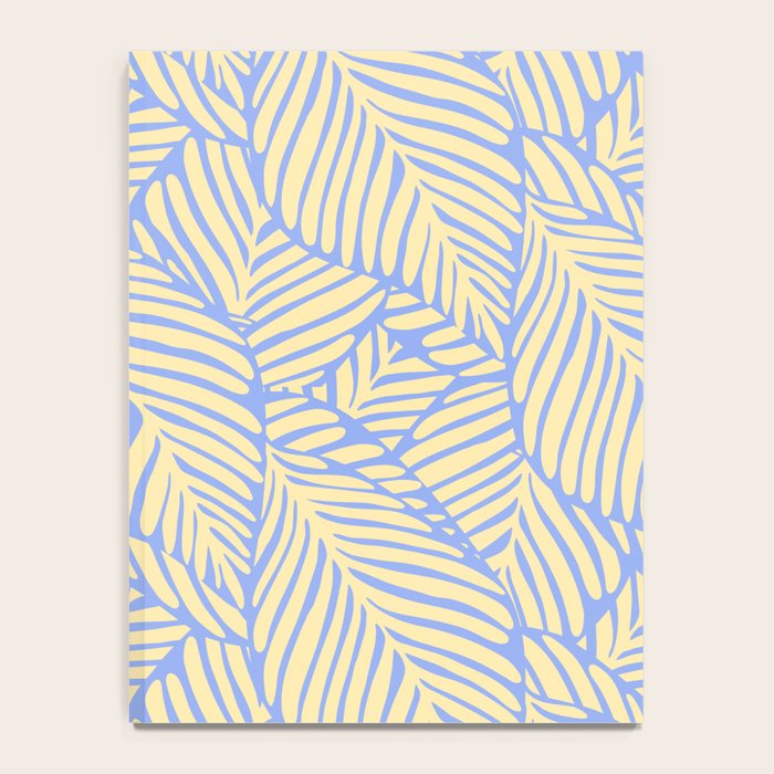 palms in yellow periwinkle Notebook Gallery Image 4