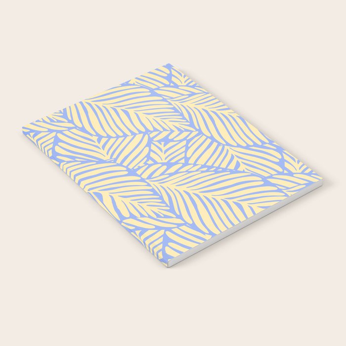 palms in yellow periwinkle Notebook Gallery Image 1