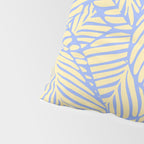 palms in yellow periwinkle Pillow Sham Gallery Image 4