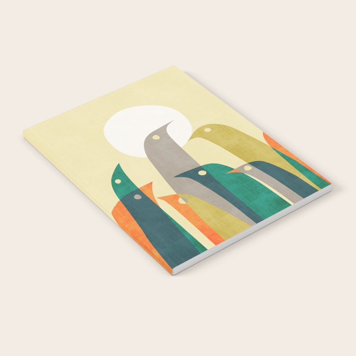 Wild birds at the beach Notebook Gallery Image 1