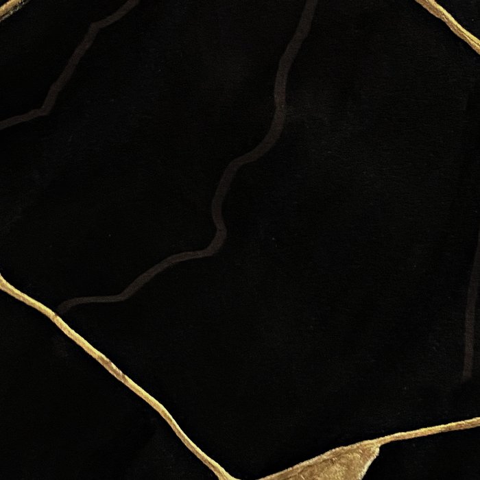 Black Kintsugi Japanese Broken Art, Japandi Style, Gold Cracks Coffee Mug Gallery Image 2