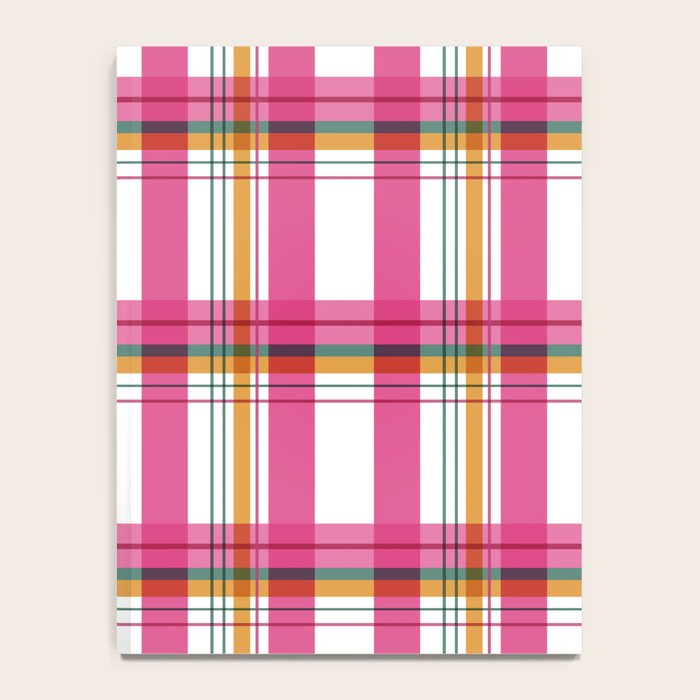 Cheerful Checkered Pattern Notebook Gallery Image 4