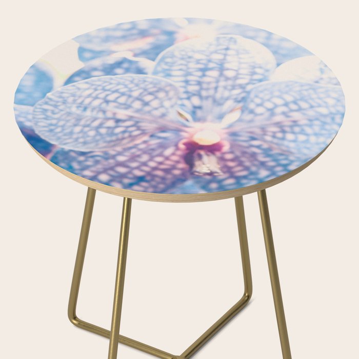 Abstract Orchid Flower Side Table Gallery Image 2
