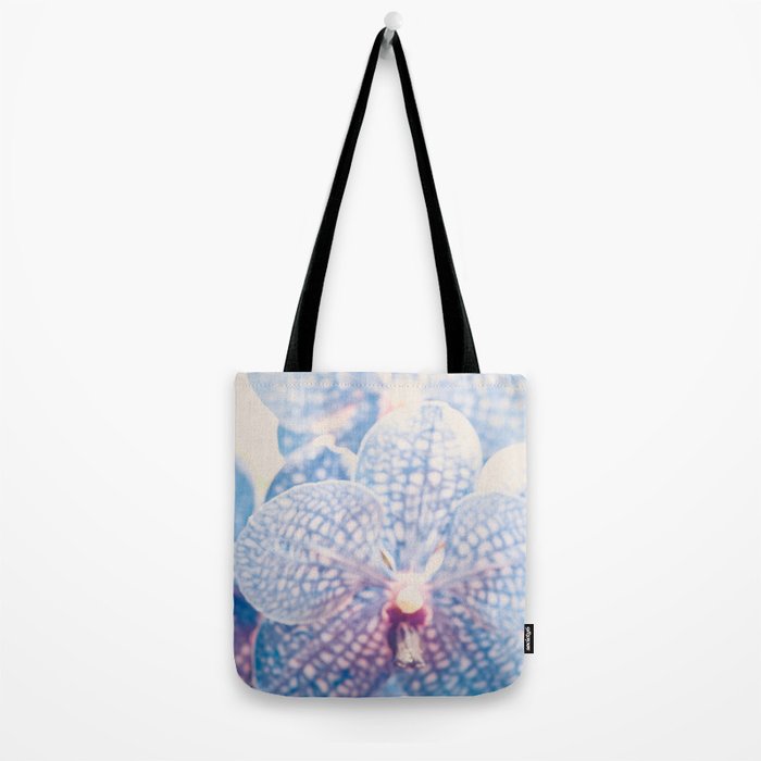 Abstract Orchid Flower Tote Bag Gallery Image 2