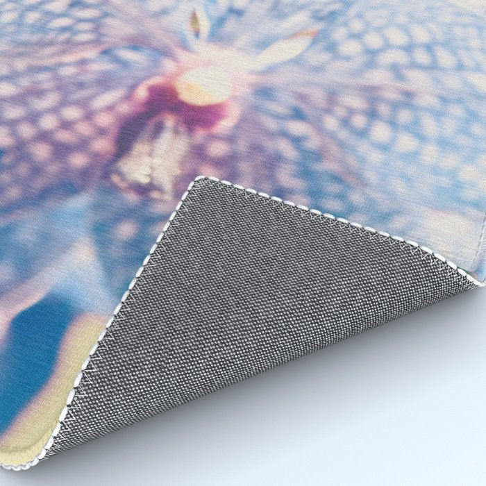 Abstract Orchid Flower Rug Gallery Image 4