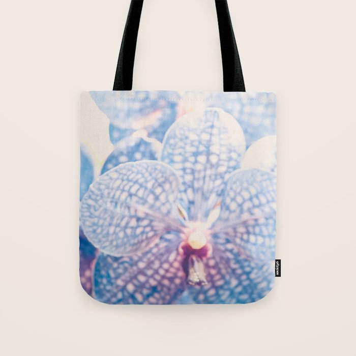 Abstract Orchid Flower Tote Bag Gallery Image 1