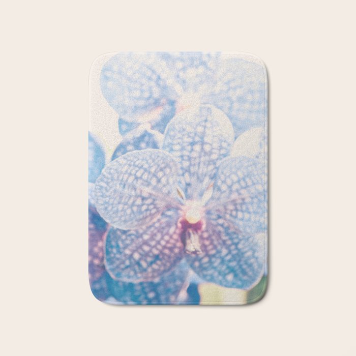Abstract Orchid Flower Bath Mat Gallery Image 1