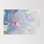 Abstract Orchid Flower Rug Gallery Image 2