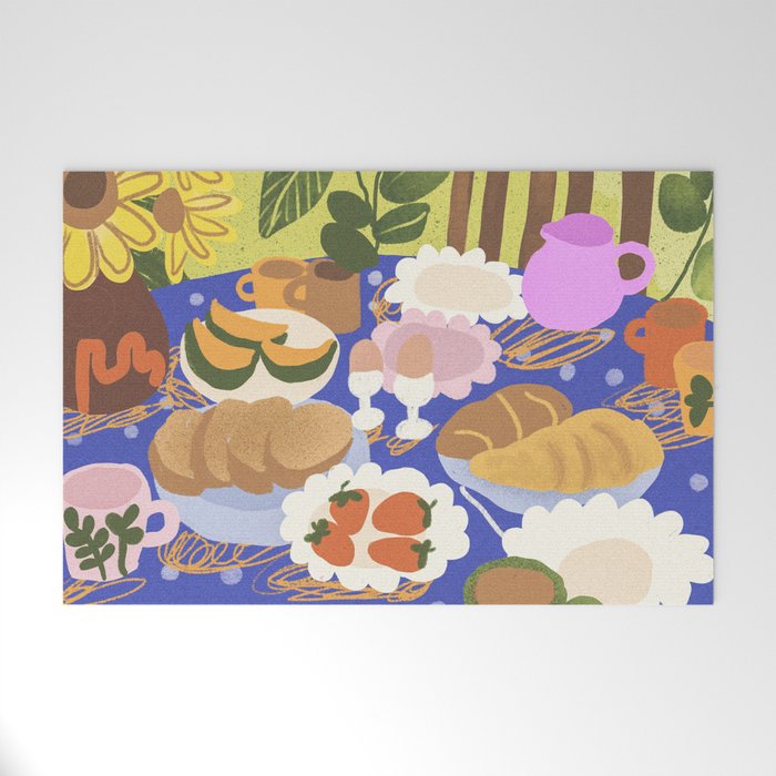 Summer Afternoon Tea Welcome Mat Gallery Image 1