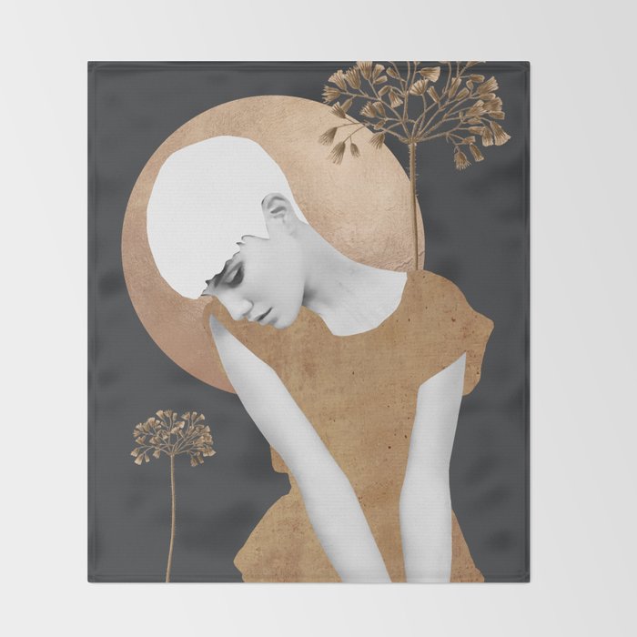 Gentle Beauty 7 Throw Blanket Gallery Image 2