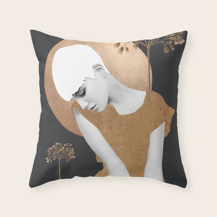Gentle Beauty 7 Throw Pillow Gallery Image 1