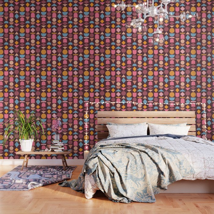 Geo Mod Shapes - Dark Wallpaper Gallery Image 1