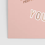 Can I Pet Your Dog - Rose Gold & Blush Palette Poster Gallery Image 3