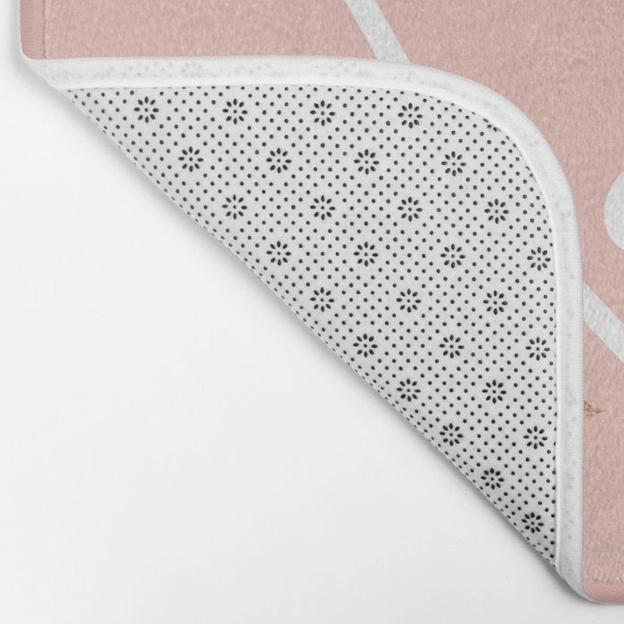 Can I Pet Your Dog - Rose Gold & Blush Palette Bath Mat Gallery Image 2
