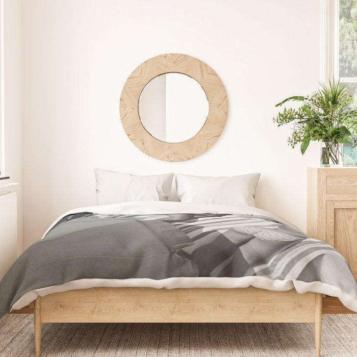 They laugh at me because I am different.  I laugh at them because they are all the same! Duvet Cover Gallery Image 3