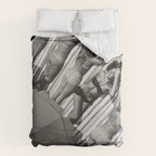 They laugh at me because I am different.  I laugh at them because they are all the same! Duvet Cover Gallery Image 6
