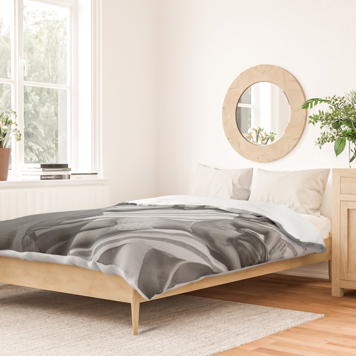 They laugh at me because I am different.  I laugh at them because they are all the same! Duvet Cover Gallery Image 2