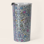 Antique Persian Tehran Midnight Purple Oriental Carpet Travel Mug Gallery Image 3