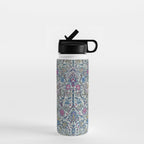 Antique Persian Tehran Midnight Purple Oriental Carpet Water Bottle Gallery Image 1
