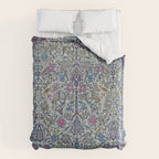 Antique Persian Tehran Midnight Purple Oriental Carpet Comforter Gallery Image 6