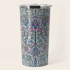 Antique Persian Tehran Midnight Purple Oriental Carpet Travel Mug Gallery Image 1