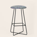 Antique Persian Tehran Midnight Purple Oriental Carpet Stool Gallery Image 1