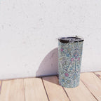 Antique Persian Tehran Midnight Purple Oriental Carpet Travel Mug Gallery Image 4