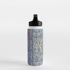 Antique Persian Tehran Midnight Purple Oriental Carpet Water Bottle Gallery Image 3