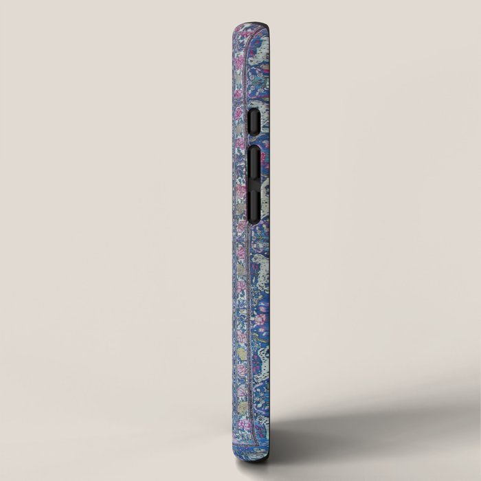 Antique Persian Tehran Midnight Purple Oriental Carpet iPhone Case Gallery Image 2