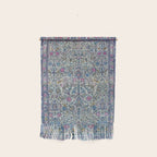 Antique Persian Tehran Midnight Purple Oriental Carpet Wall Hanging Gallery Image 1
