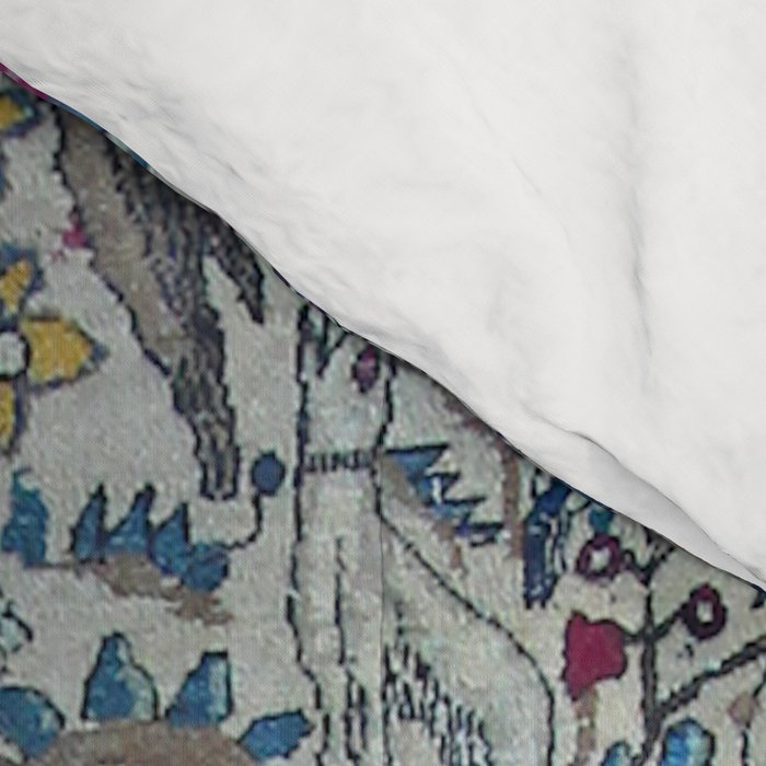 Antique Persian Tehran Midnight Purple Oriental Carpet Comforter Gallery Image 4