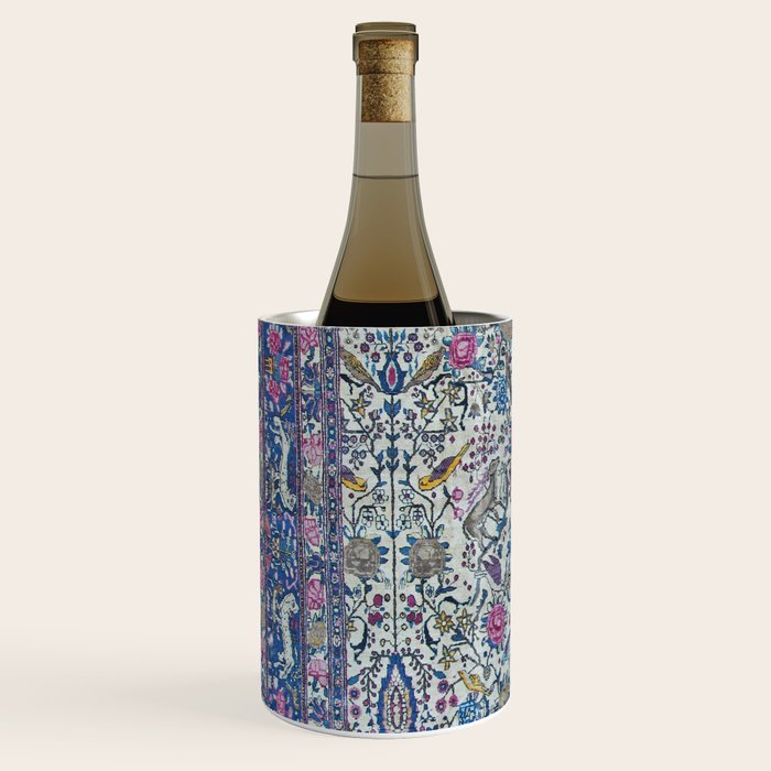 Antique Persian Tehran Midnight Purple Oriental Carpet Wine Chiller Gallery Image 2