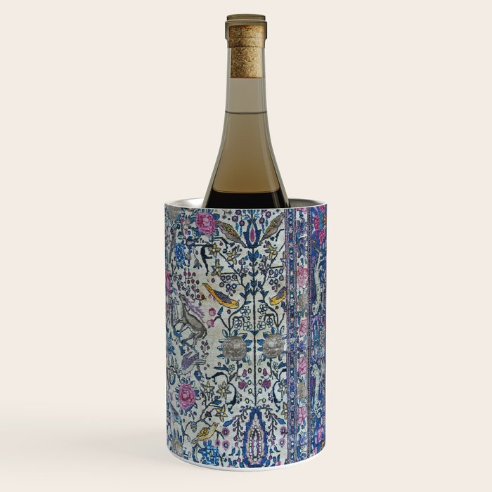 Antique Persian Tehran Midnight Purple Oriental Carpet Wine Chiller Gallery Image 3