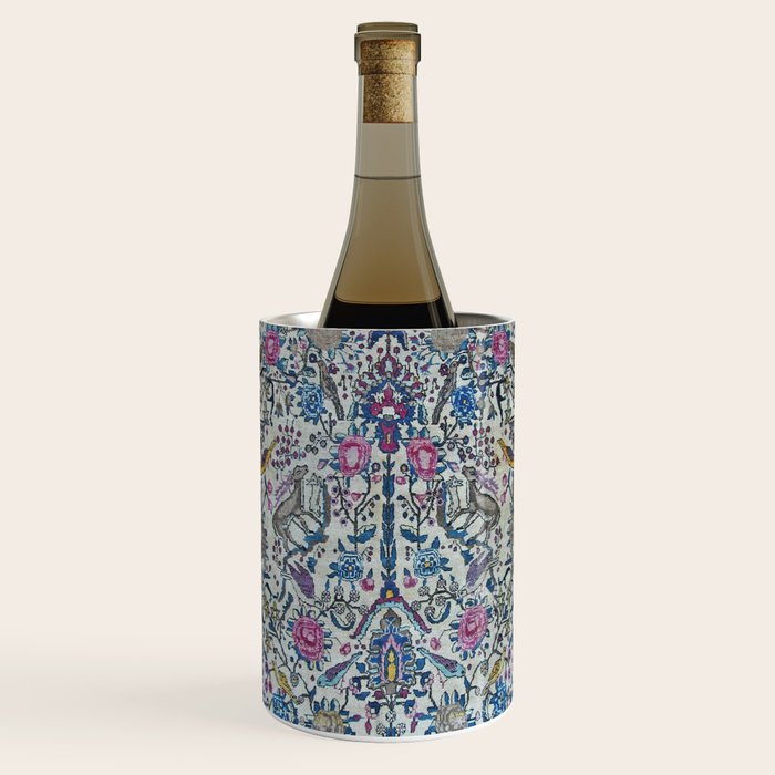 Antique Persian Tehran Midnight Purple Oriental Carpet Wine Chiller Gallery Image 1