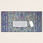 Antique Persian Tehran Midnight Purple Oriental Carpet Desk Mat Gallery Image 1