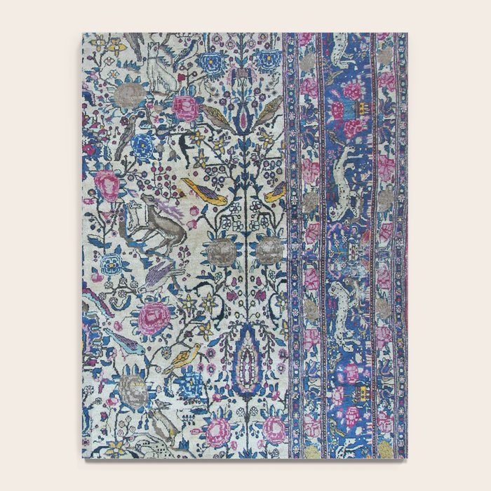 Antique Persian Tehran Midnight Purple Oriental Carpet Notebook Gallery Image 4