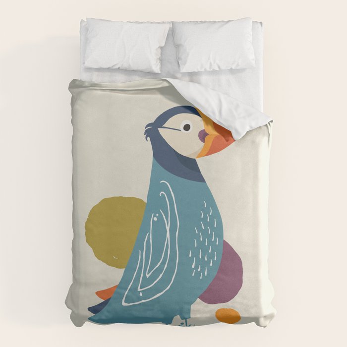 Quirky Atlantic Puffin Duvet Cover Gallery Image 6