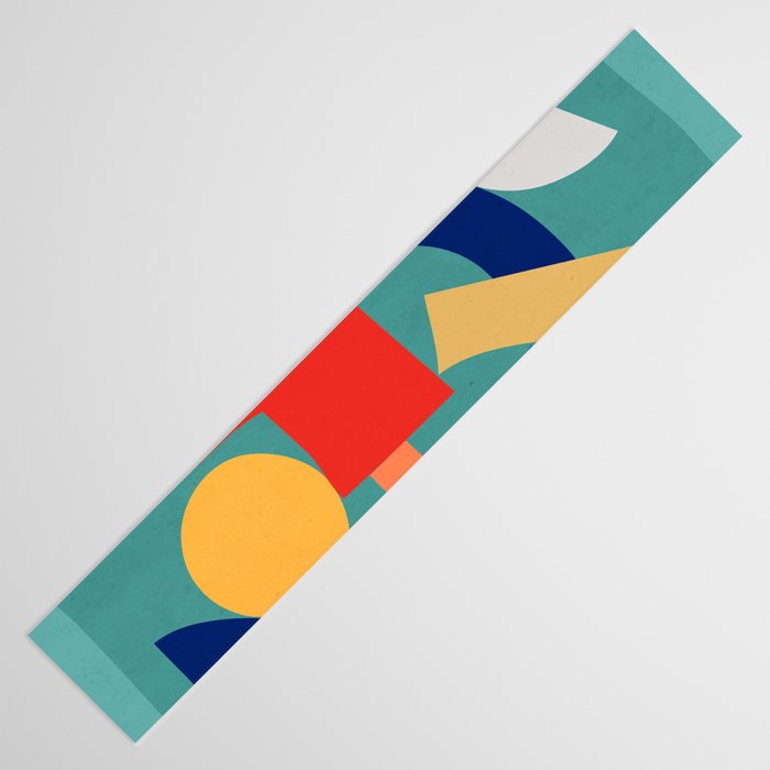 Abstract Shapes Modern Art 6 Table Runner Gallery Image 3
