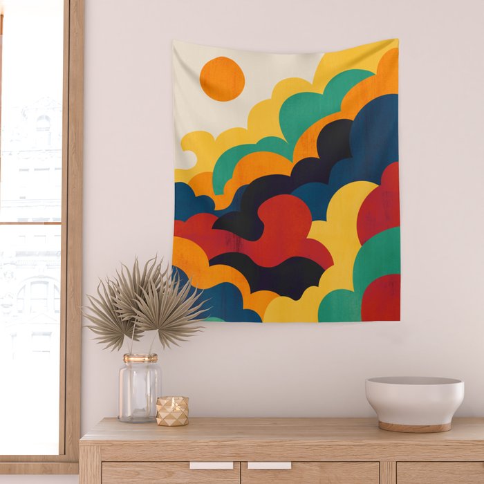 Cloud nine Wall Tapestry Gallery Image 2
