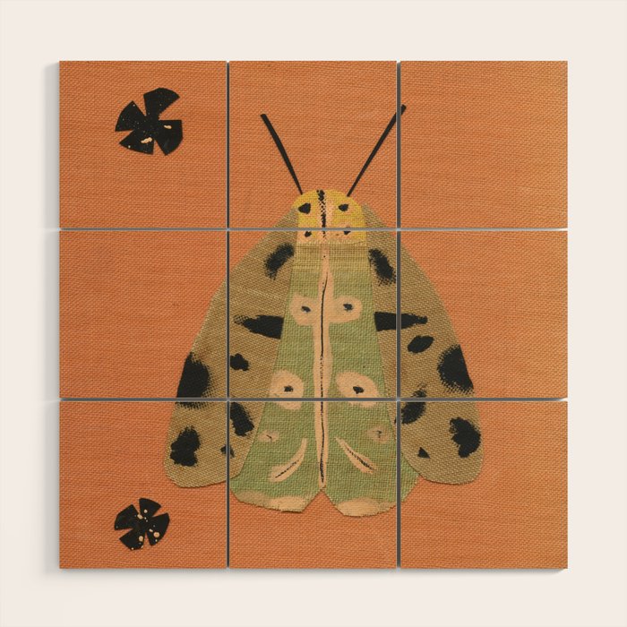 Moth I Wood Wall Art Gallery Image 1