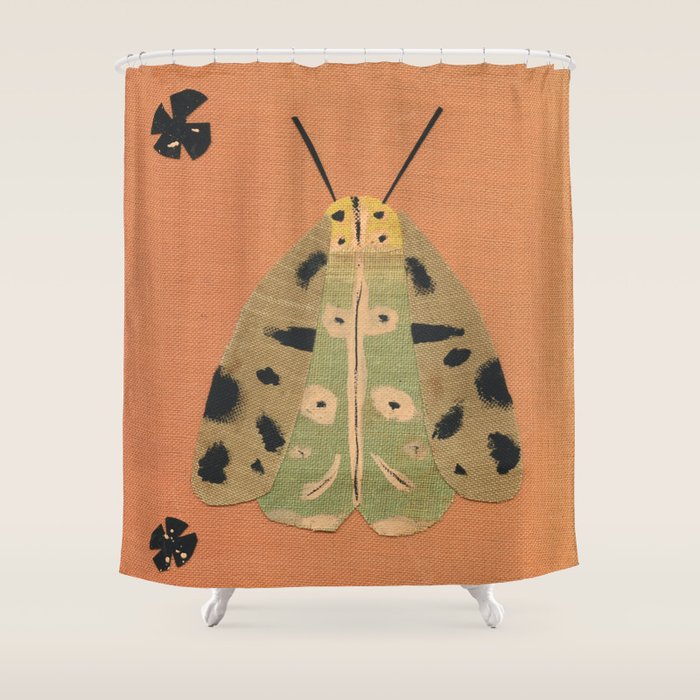 Moth I Shower Curtain Gallery Image 1