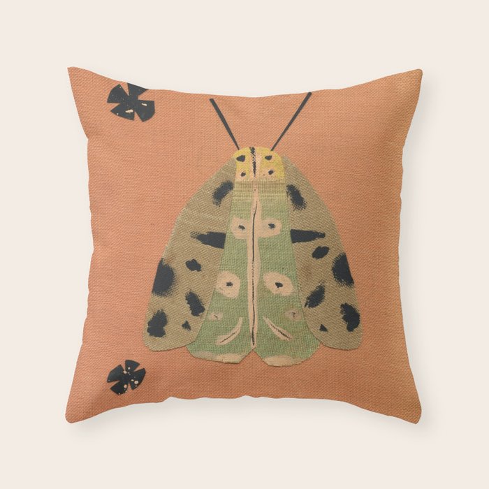 Moth I Throw Pillow Gallery Image 1
