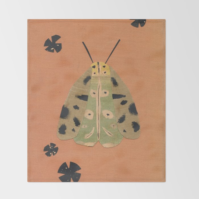 Moth I Throw Blanket Gallery Image 2