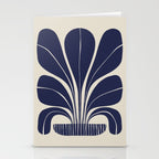 Blue Plant in a Pot #2 Stationery Card Gallery Image 2