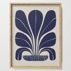 Blue Plant in a Pot #2 Serving Tray Gallery Image 1