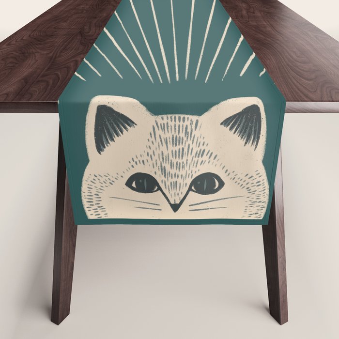 Good Morning son - Kitty Table Runner Gallery Image 1