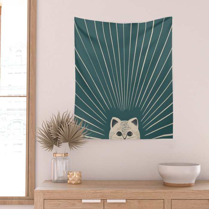 Good Morning son - Kitty Wall Tapestry Gallery Image 2