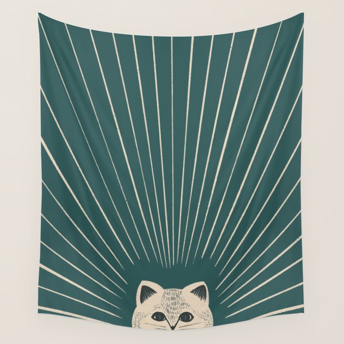 Good Morning son - Kitty Wall Tapestry Gallery Image 4