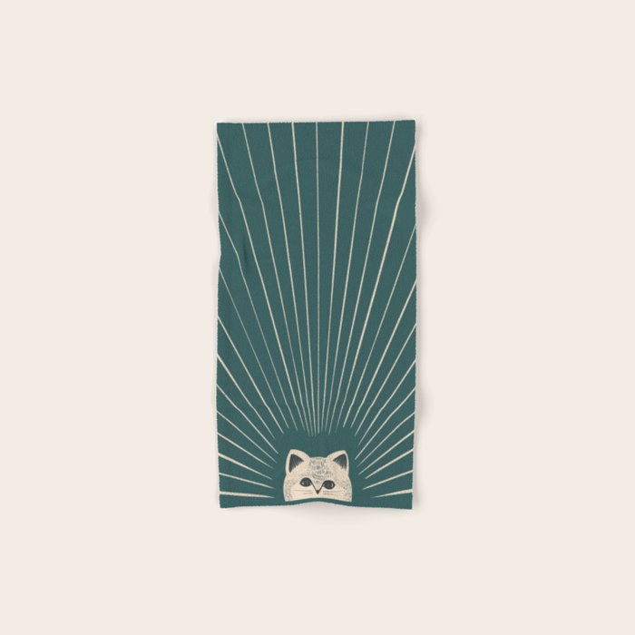 Good Morning son - Kitty Bath Towel Gallery Image 1