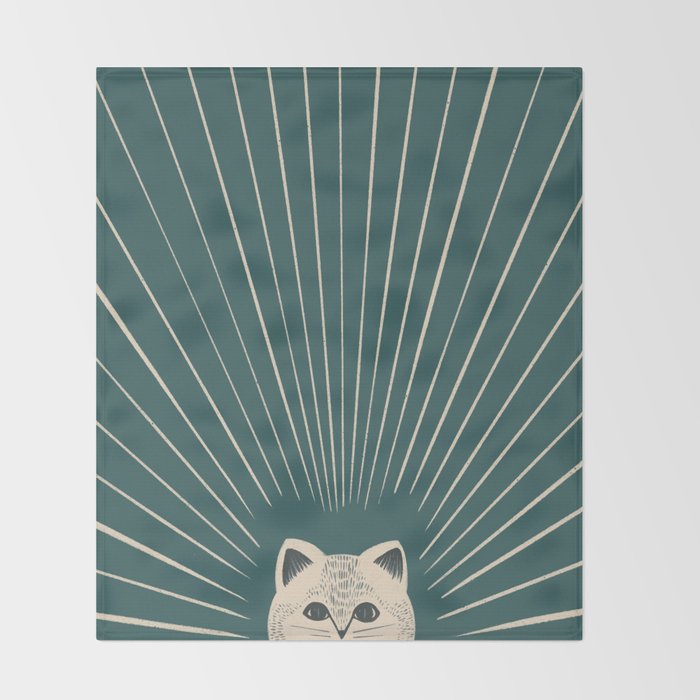 Good Morning son - Kitty Throw Blanket Gallery Image 2
